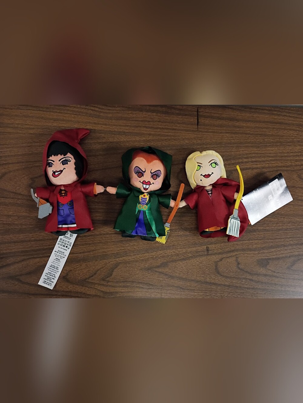 NWT Disney Parks Halloween Hocus Pocus Sanderson Sisters Plush Set